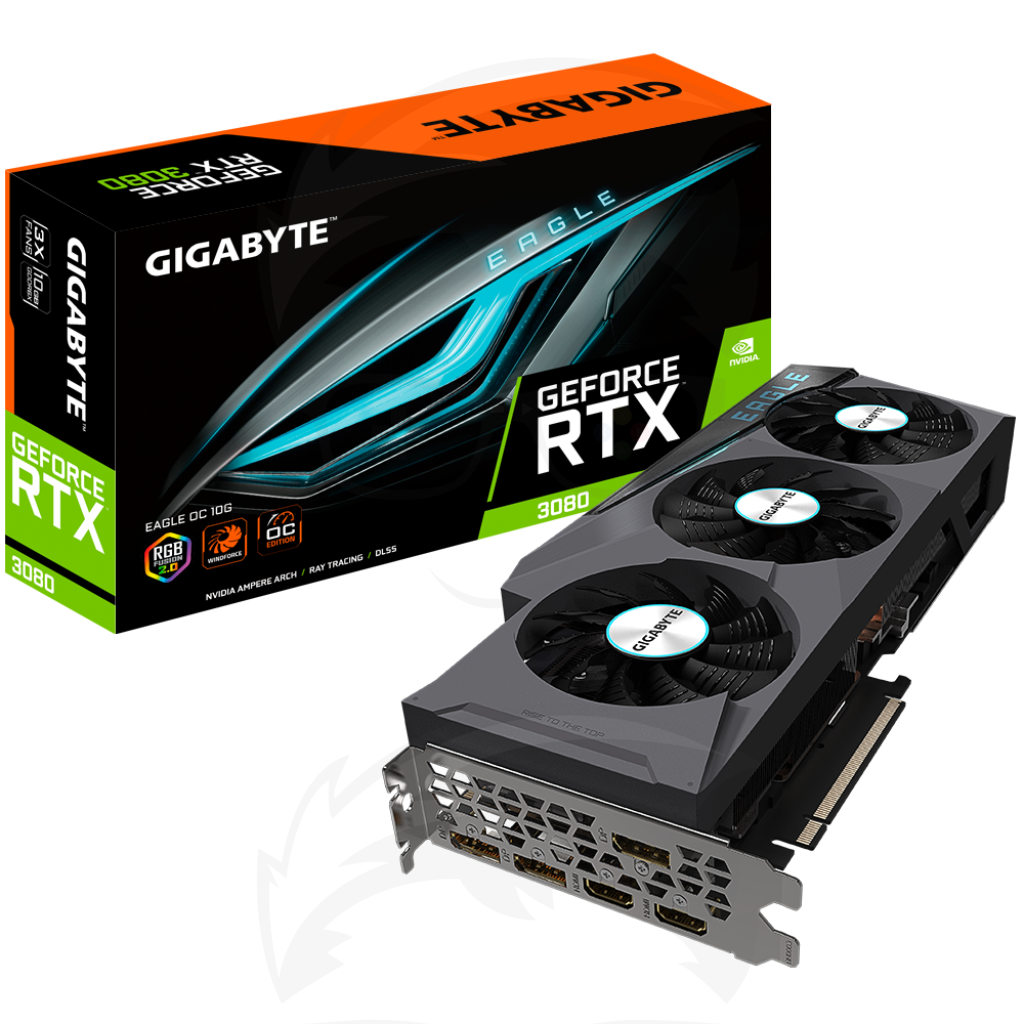 Gigabyte GeForce RTX™ 3080 EAGLE OC 10GB GDDR6X Gigabyte GeForce RTX™ 3080 EAGLE OC 10GB GDDR6X